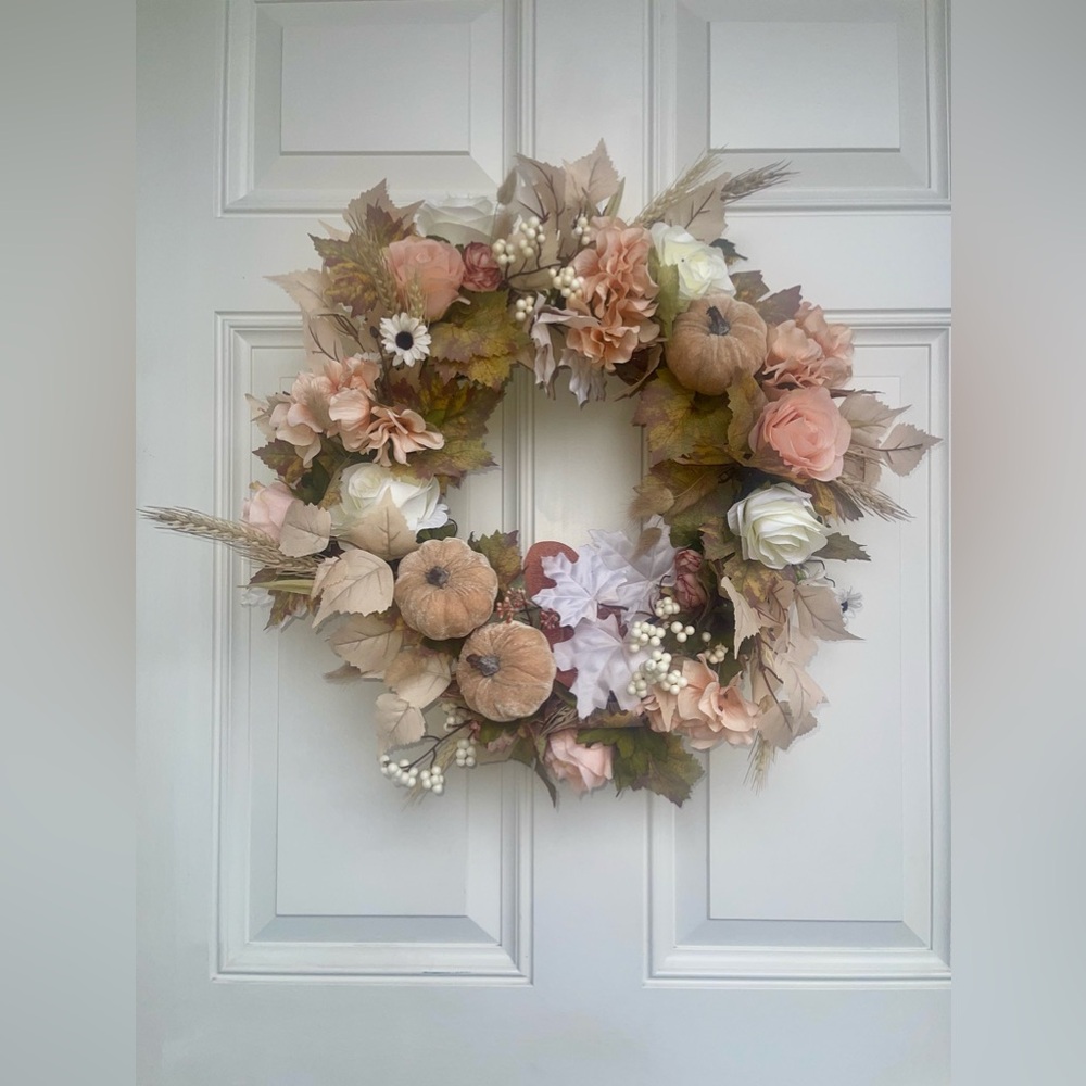 Elegant Handcrafted Fall Wreath